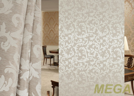 Ткани портьерные Однотон Жаккард HT AND334-6/150 P Jak