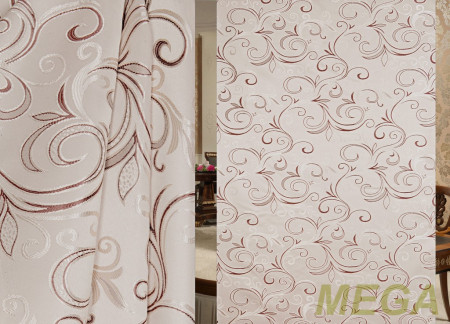 Ткани портьерные Рельеф Жаккард ZG 1006-114/150