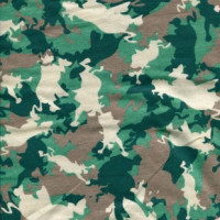 Полотно трикотажное Кулирка 30/1 набивная в рулоне  в Москве