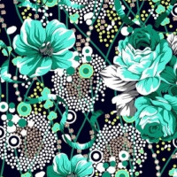 Полотно трикотажное Кулирка 30/1 набивная в рулоне  в Москве