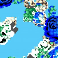 Полотно трикотажное Кулирка 30/1 набивная в рулоне  в Москве