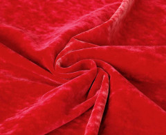 Ткань Велюр-стрейч однотонный, смес.волокно95%,лайкра5%, 260гр/м2, шир.180см