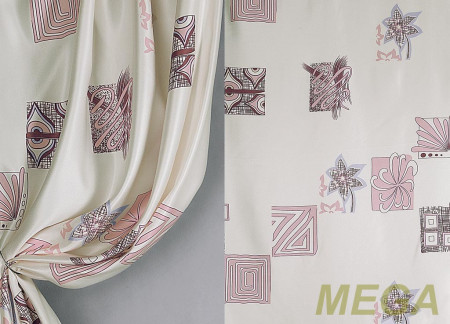 Ткани портьерные Печать Сатен HNY PT7019-HT382-03/280 P Pech